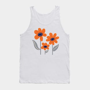 Orange trio delight Tank Top